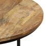 Voir la diapositive 5 : VIDAXL Tables gigognes 3 pcs Bois de manguier brut