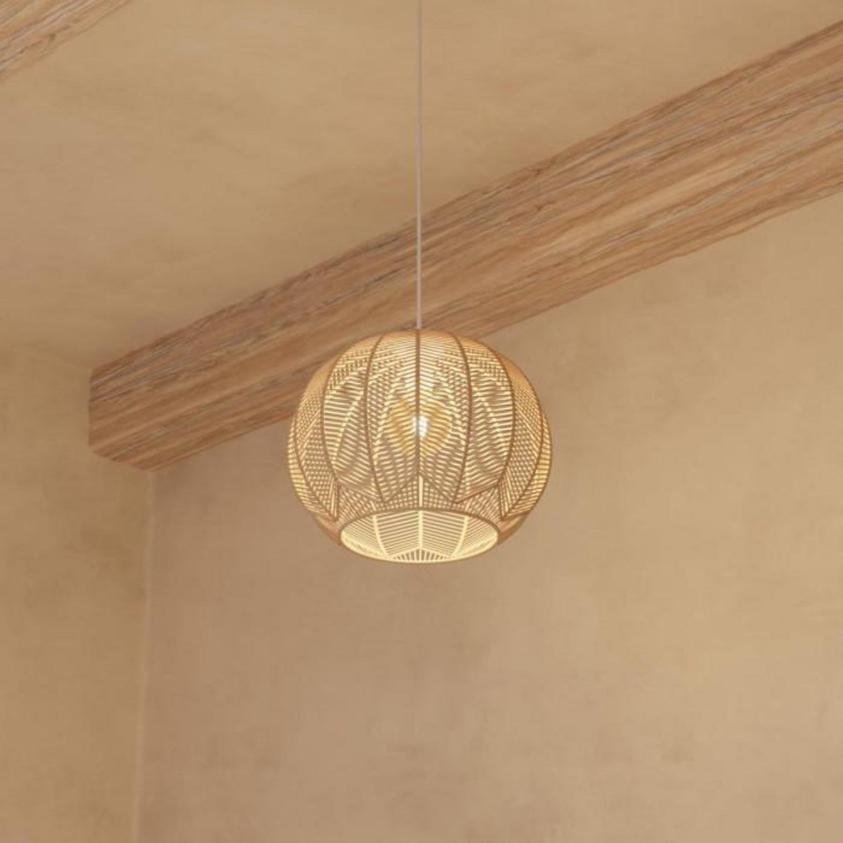 ATMOSPHERA Lampe Suspension  Hipic  32cm Beige