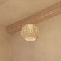Voir la diapositive 3 : ATMOSPHERA Lampe Suspension  Hipic  32cm Beige