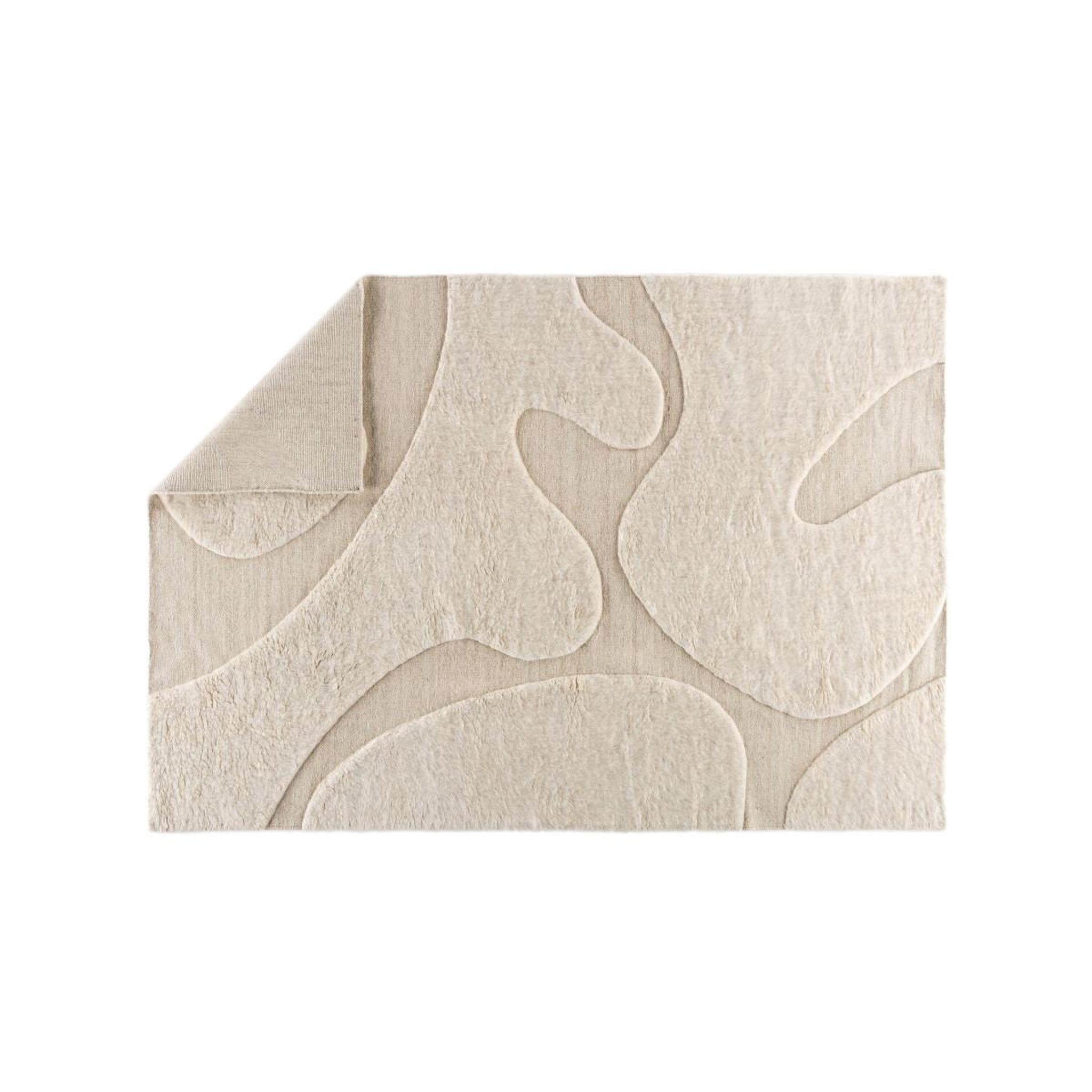 Voir la diapositive 3 : Paris Prix Tapis déco en laine  boone  160x230cm beige