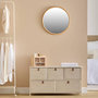 Voir la diapositive 2 : FIVE Commode basse 5 tiroirs TISSA - Beige