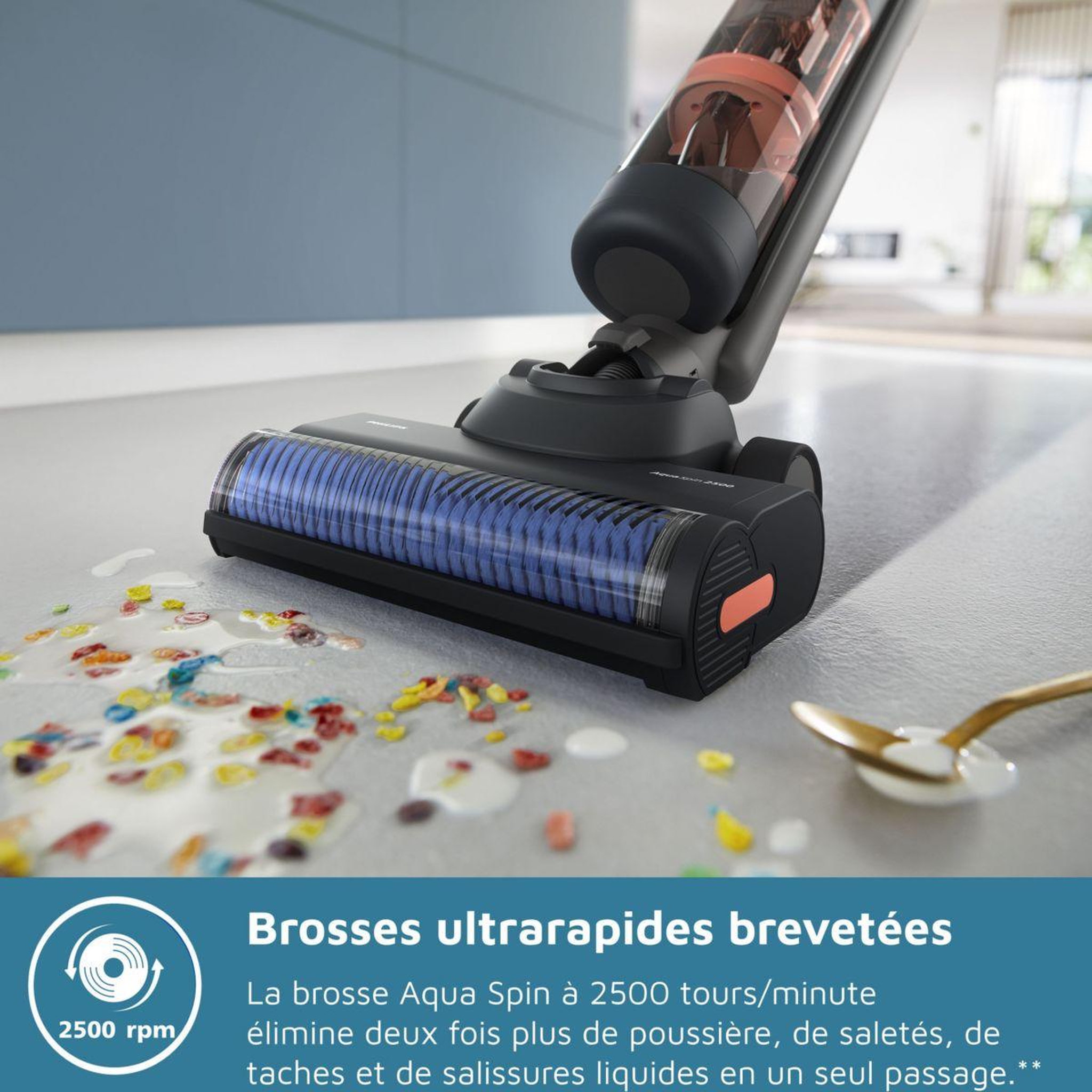 Voir la diapositive 4 : Philips Aspirateur laveur XW6264/11 série 6000
