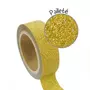 Graine créative 10 masking tapes à paillettes dorés 1,5 cm x 5 m