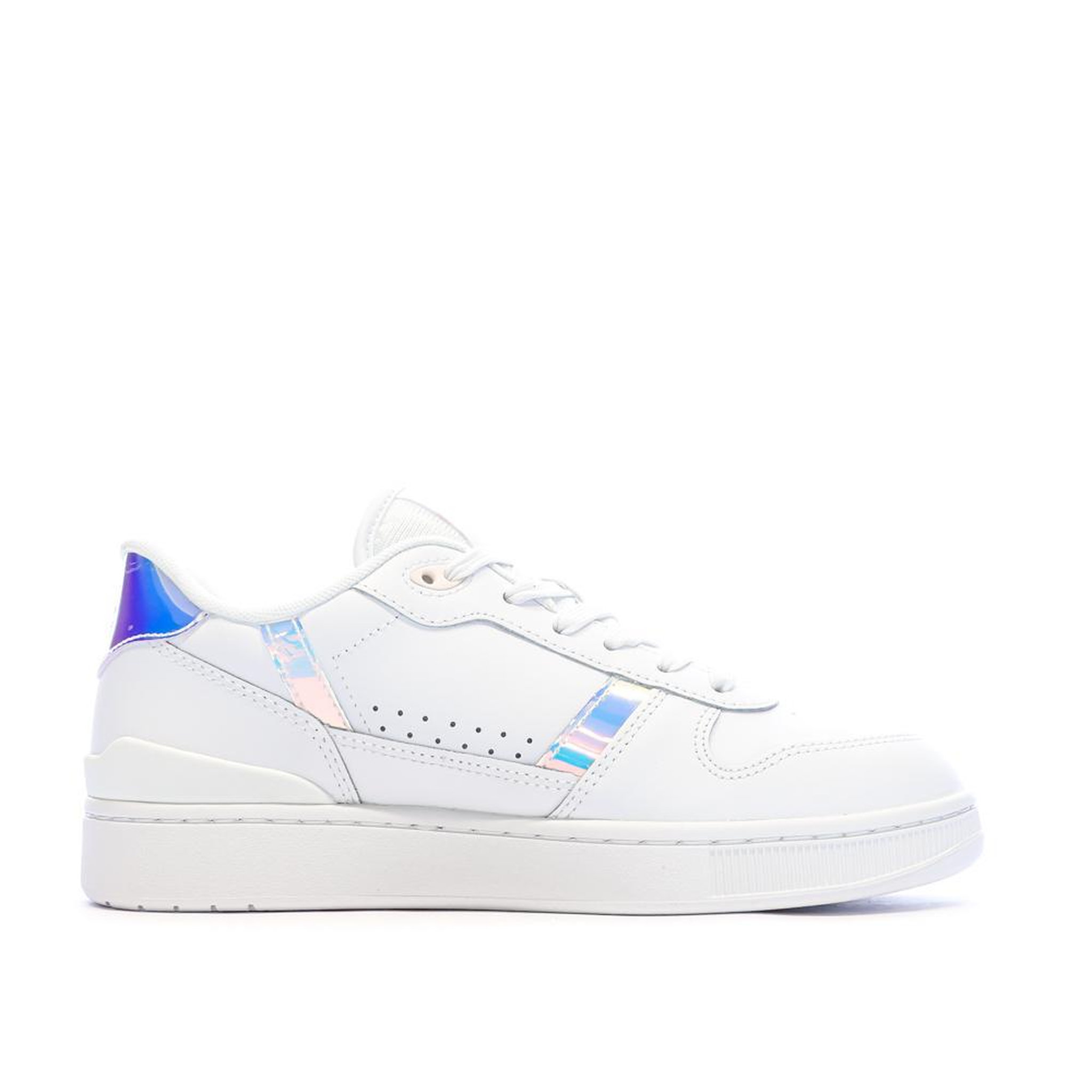 Voir la diapositive 2 : Lacoste Baskets Blanches Femme Lacoste T-clip Set 224