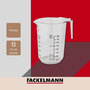 Voir la diapositive 4 : Fackelmann Verre doseur 1 litre en plastique Fackelmann