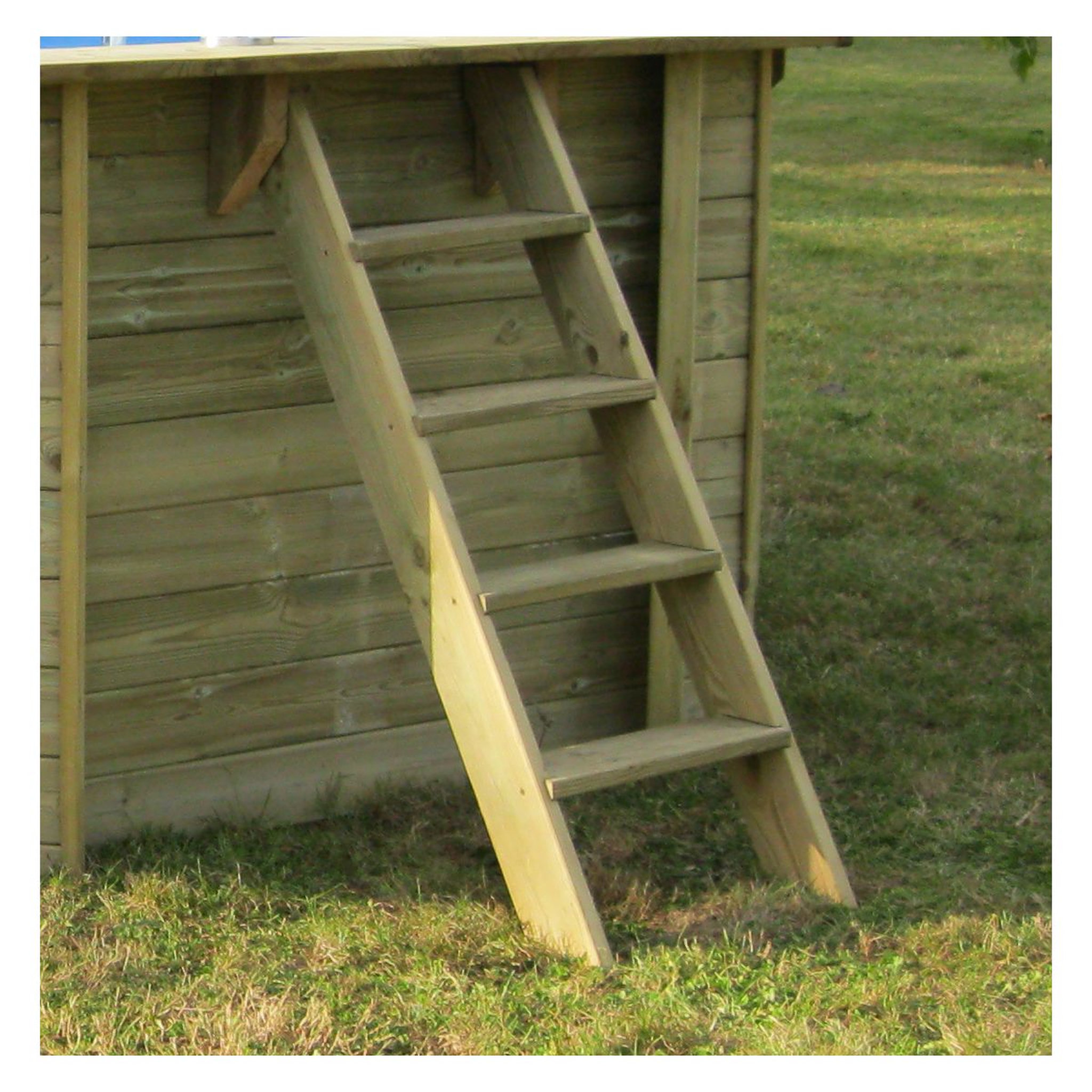 Voir la diapositive 7 : SUNBAY Piscine hors sol bois octogonale - 5 x 1,27 m - VIOLETTE 2