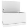 Voir la diapositive 2 : VIDAXL Boîte de rangement blanc brillant 70x40x38 cm bois d'ingenierie