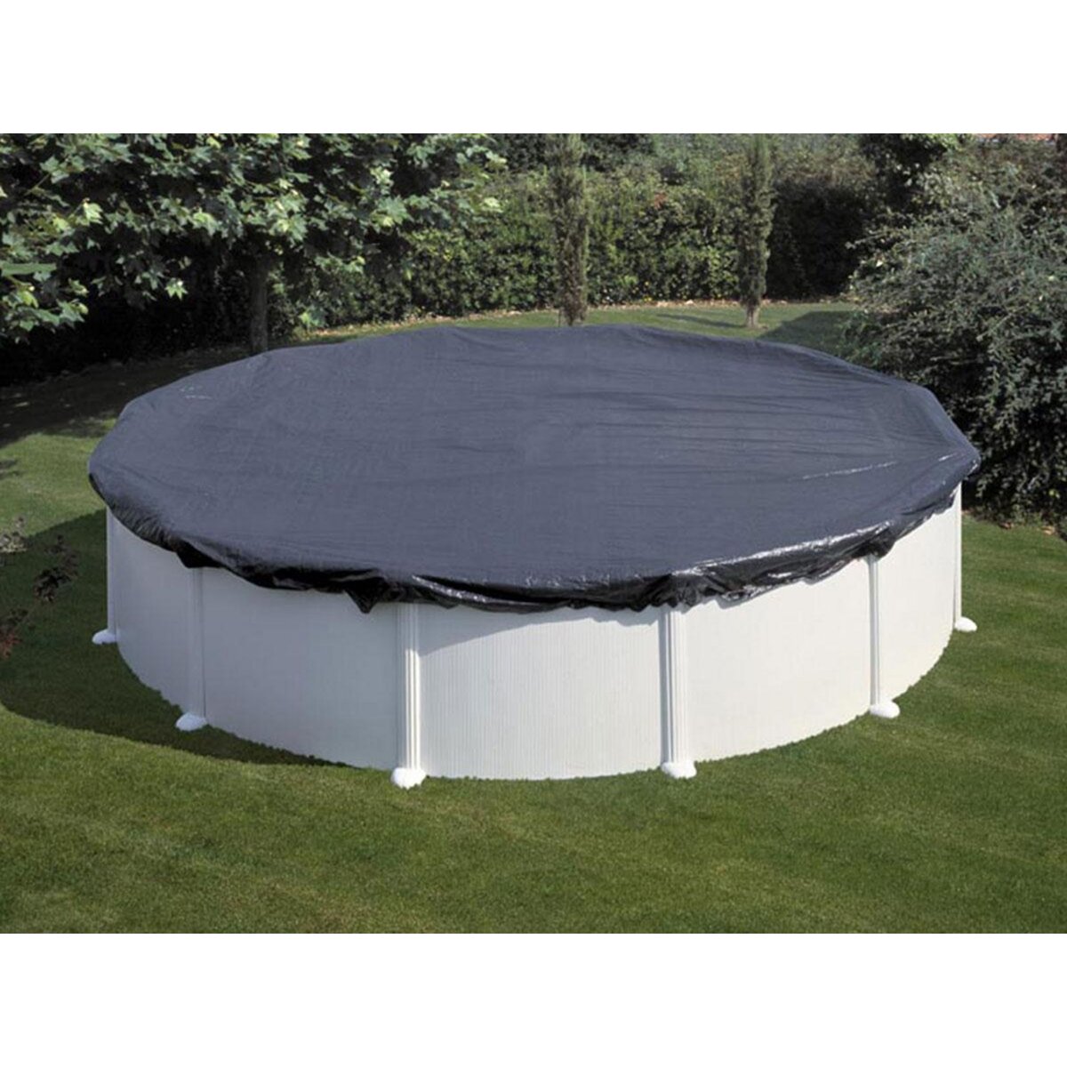 GRE Bâche d'hivernage 120 g/m² pour piscine acier ronde Ø 2,60 m - Gré