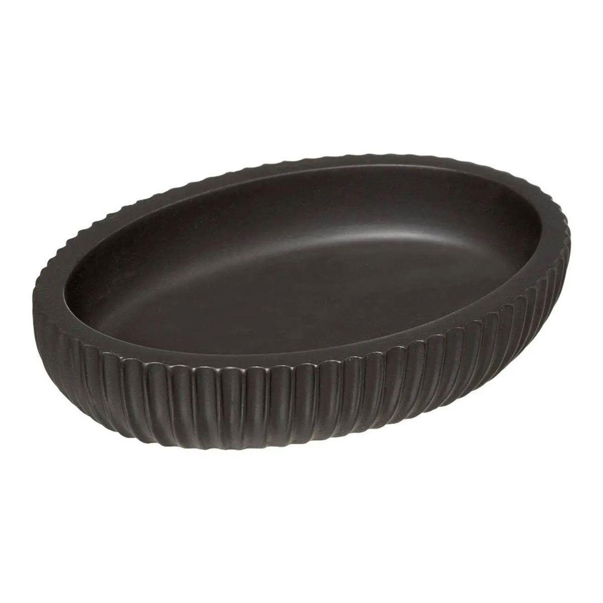 FIVE Porte Savon Déco  Natureo  12cm Charbon