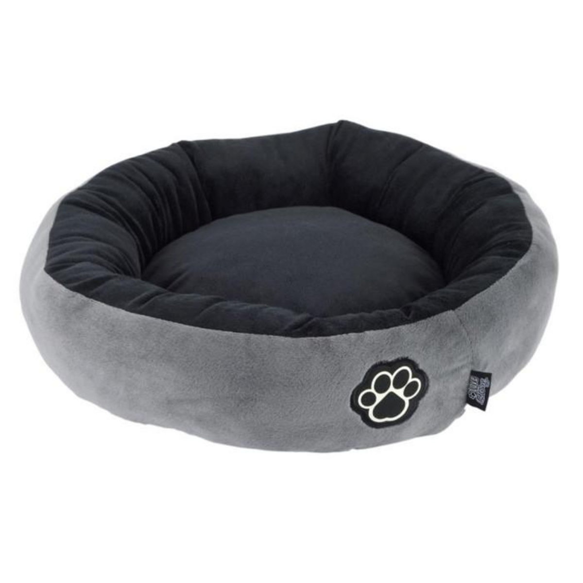 Paris Prix Coussin Donut pour Chien & Chat  Patchy  50cm Gris
