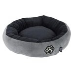 Paris Prix Coussin Donut pour Chien & Chat  Patchy  50cm Gris