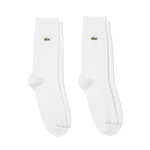 Lacoste Lot de deux paires de chaussettes Blanches Homme Lacoste World. Coloris disponibles : Blanc