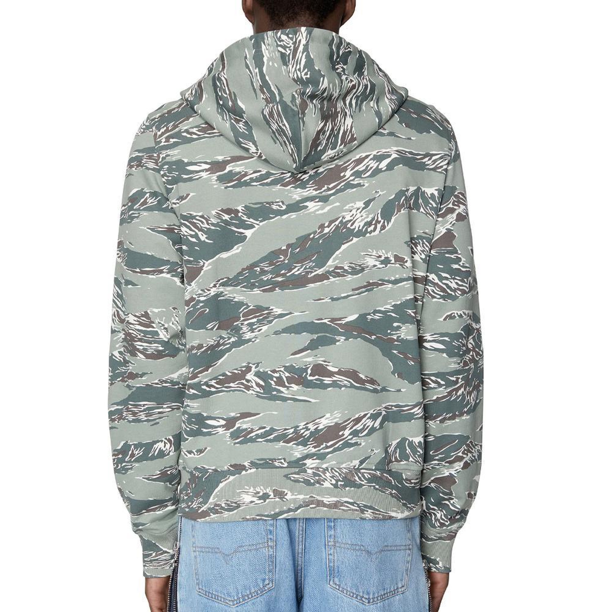 Voir la diapositive 2 : DIESEL Sweat Zippé  à Motifs Homme Diesel A06855
