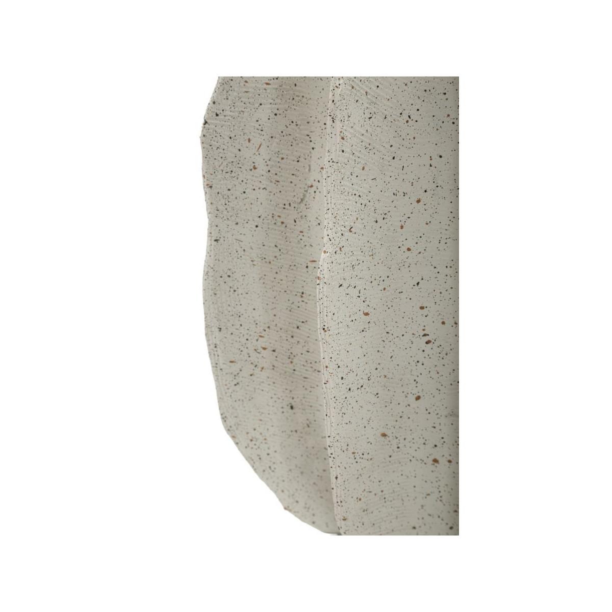 Voir la diapositive 3 : Paris Prix Vase design en résine  ester  40cm blanc