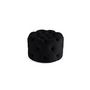 Voir la diapositive 4 : LISA DESIGN Gallata - pouf chesterfield rond - en velours