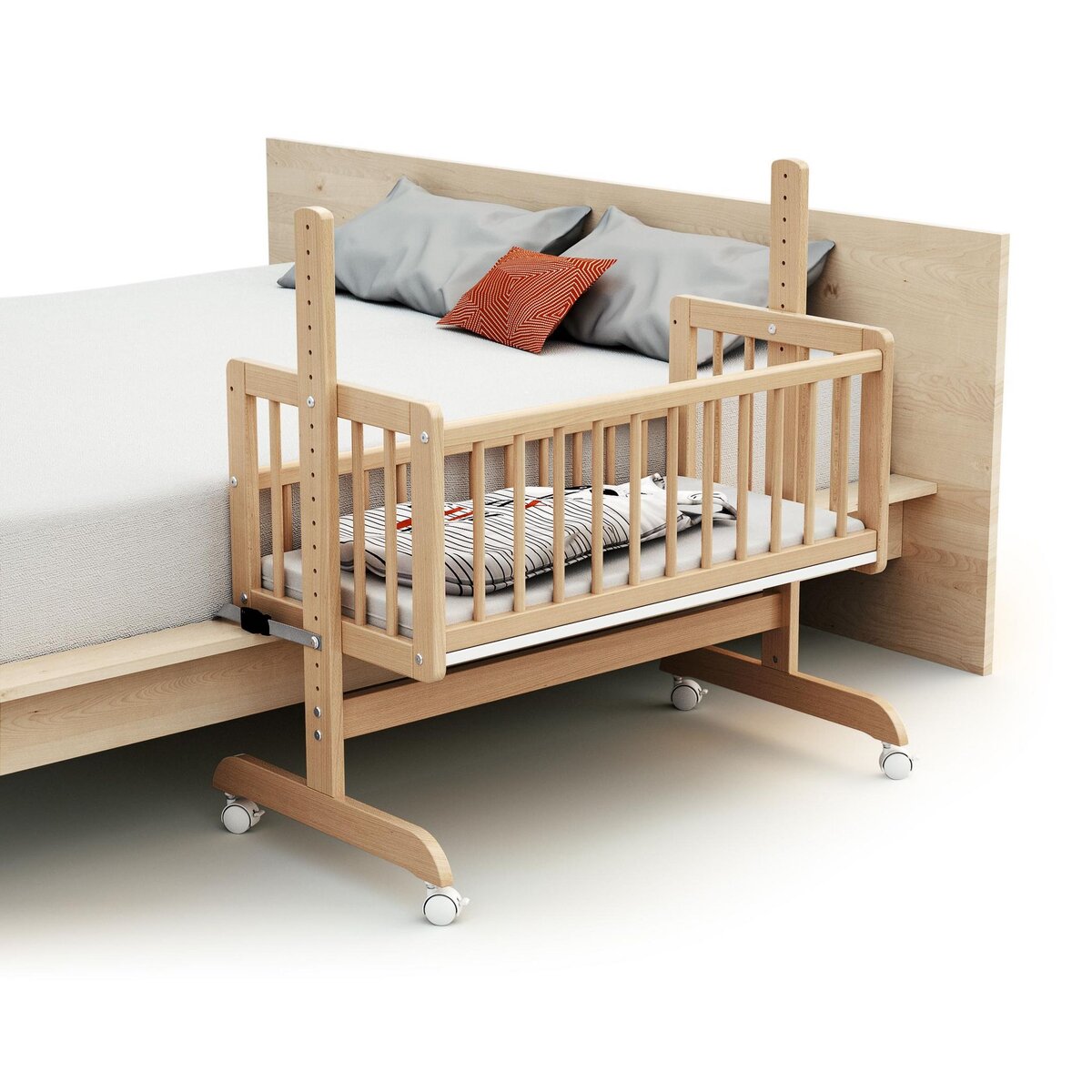 AT4 Berceau cododo évolutif ESSENTIEL en bois