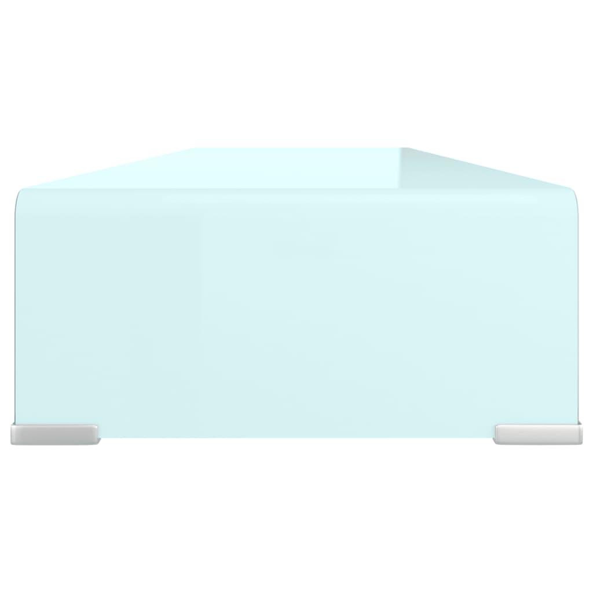 Voir la diapositive 4 : VIDAXL Meuble TV/Support pour moniteur 100x30x13 cm verre vert