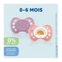 Voir la diapositive 2 : DODIE DODIE SUCETTES Lot de 3 Sucettes Anatomiques Jour et Nuit 0-6 Mois