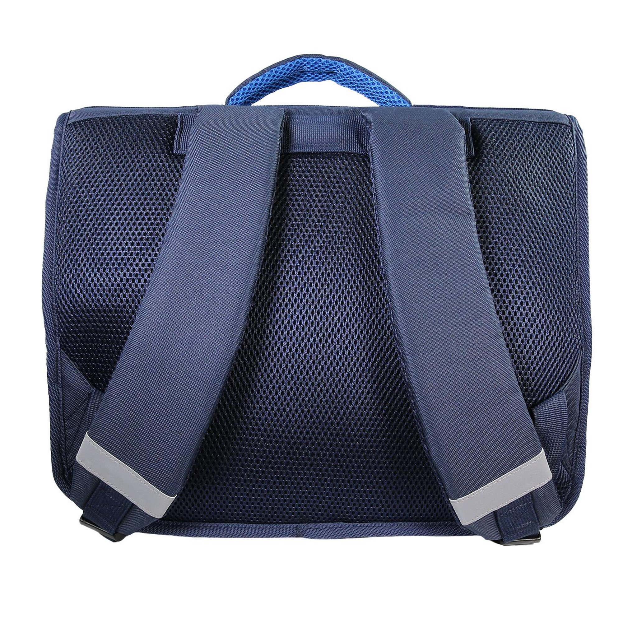 Voir la diapositive 4 : Bagtrotter Cartable NBA 38cm 2 compartiments bleu marine - Bagtrotter