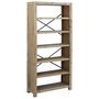 Voir la diapositive 2 : VIDAXL Bibliotheque 6 niveaux 80x30x170 cm Bois solide d'acacia