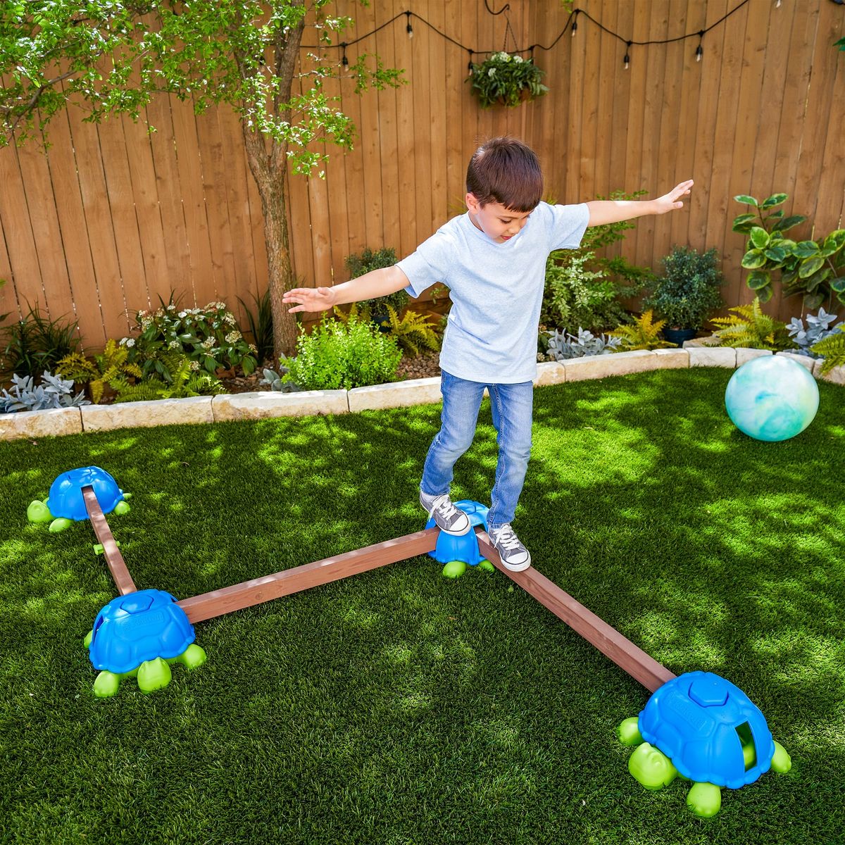 Kidkraft Poutres d'equilibre pour enfant en bois 