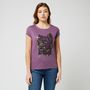 Voir la diapositive 2 : INEXTENSO T-shirt violet femme