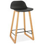 Voir la diapositive 1 : Paris Prix Tabouret de Bar Design  Toki  87cm Noir & Naturel
