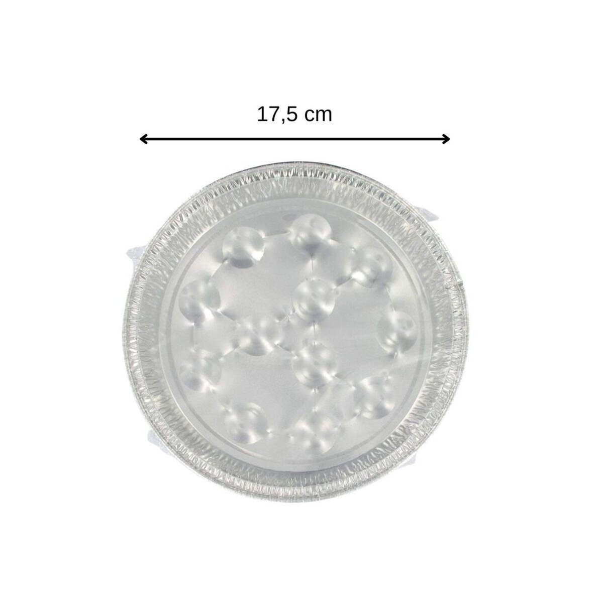 Fackelmann Lot de 2 packs de 10 plats à escargots en aluminium 17,5 cm Fackelmann