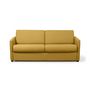 Voir la diapositive 1 : Canapé convertible 140 cm  système couchage express 3 places en tissu Gris clair ALICE 