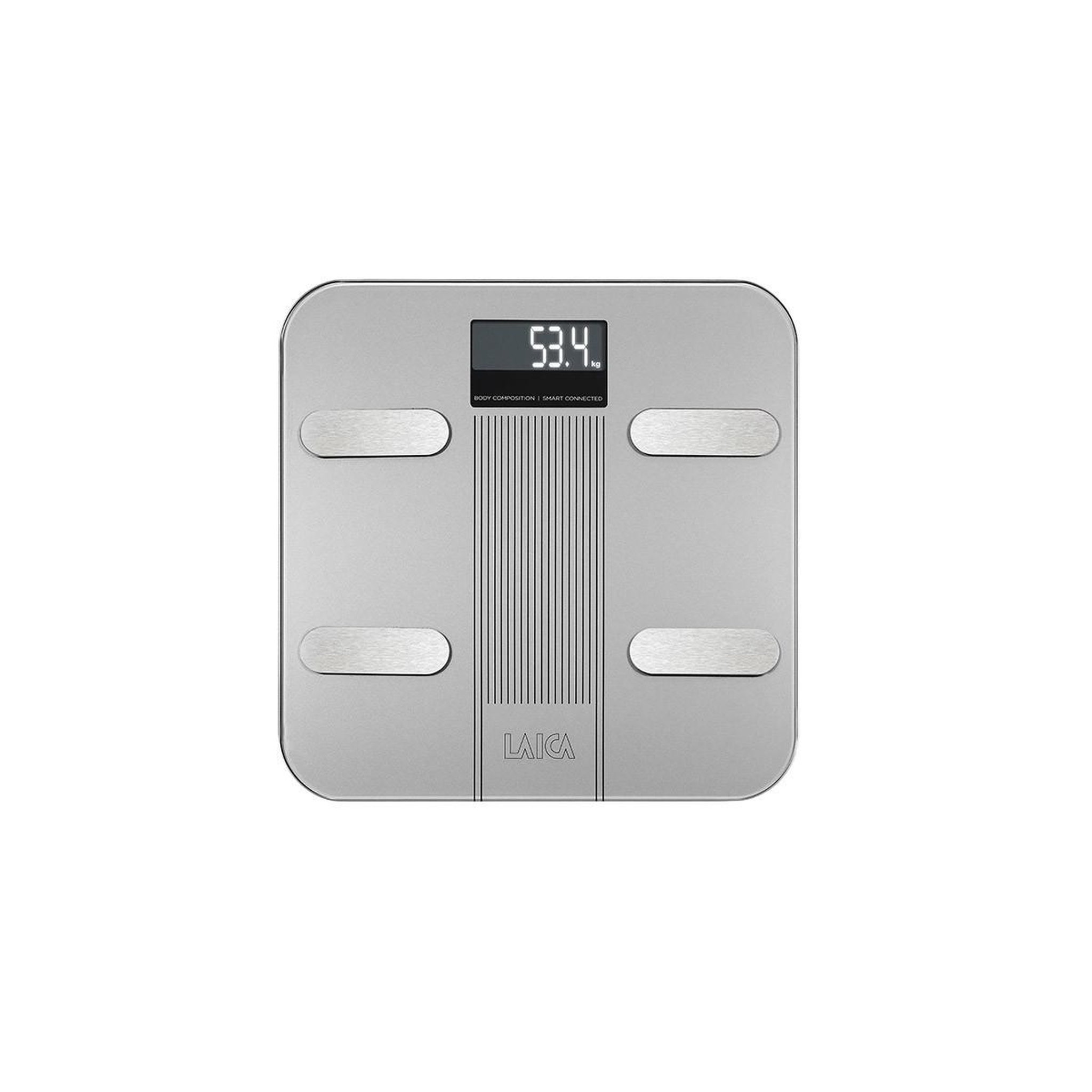 Voir la diapositive 3 : LAICA Laica ps7005 balance rectangle gris, acier inoxydable pèse-personne électronique