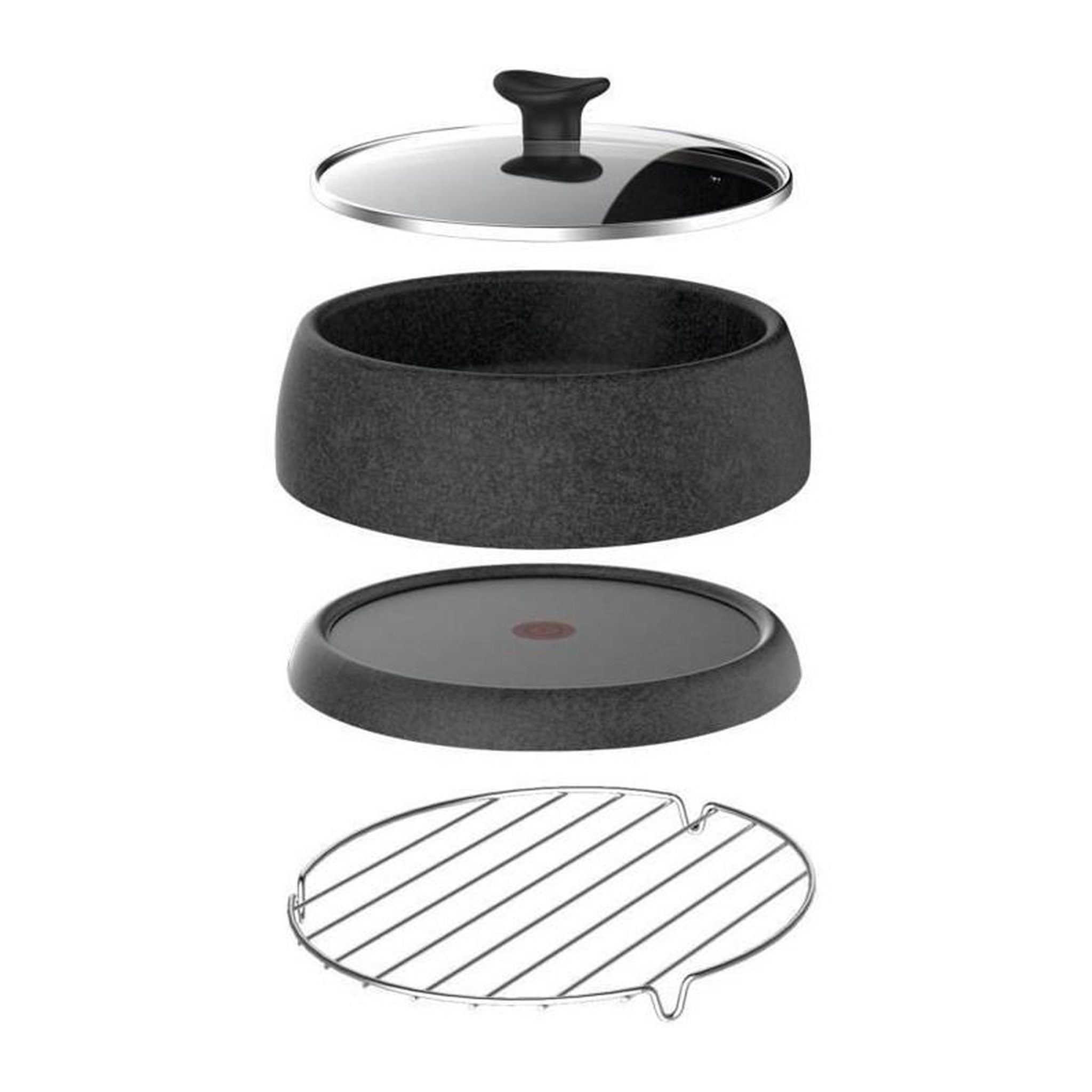 Voir la diapositive 4 : TEFAL Appareil à raclette 6 personnes 850w - RE12C812