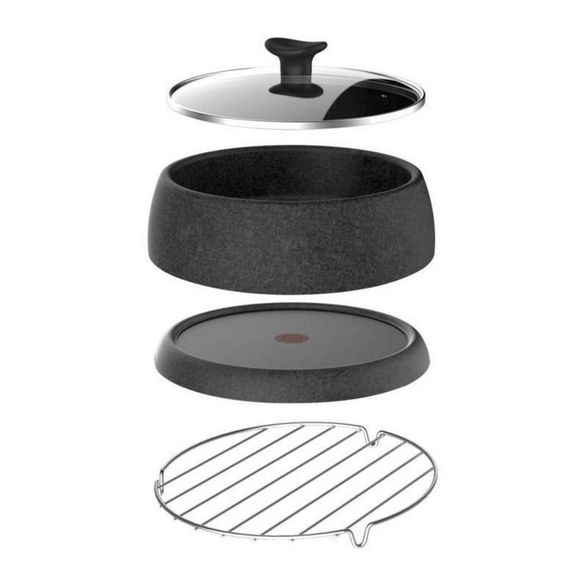 TEFAL Appareil à raclette 6 personnes 850w - RE12C812