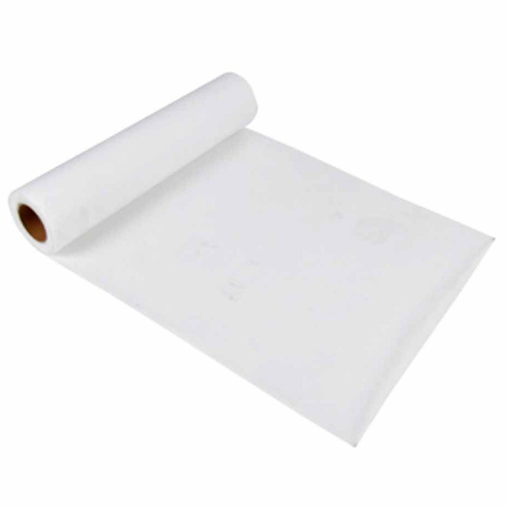 HOMEA Chemin de table jetable  intissé  30cmx7m blanc