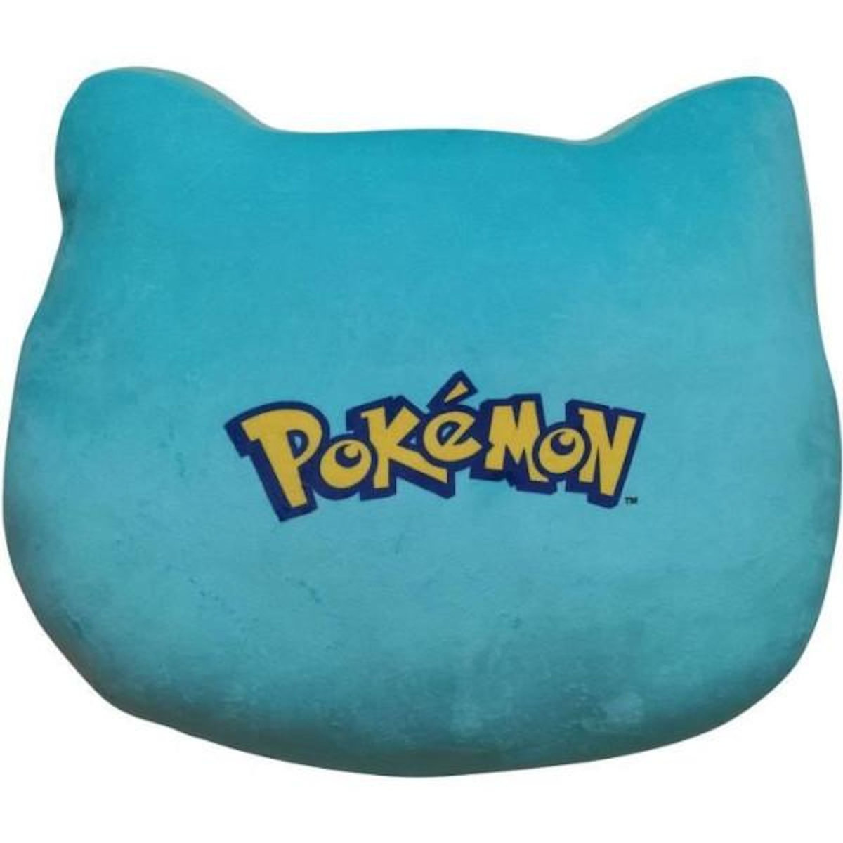 Pokemon Coussin premium 3D - POKEMON - Visage Bulbizarre - Microfibre - 40 cm
