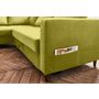 Voir la diapositive 4 : LISA DESIGN Anna - canapé d'angle gauche - 5 places - convertible - en velours