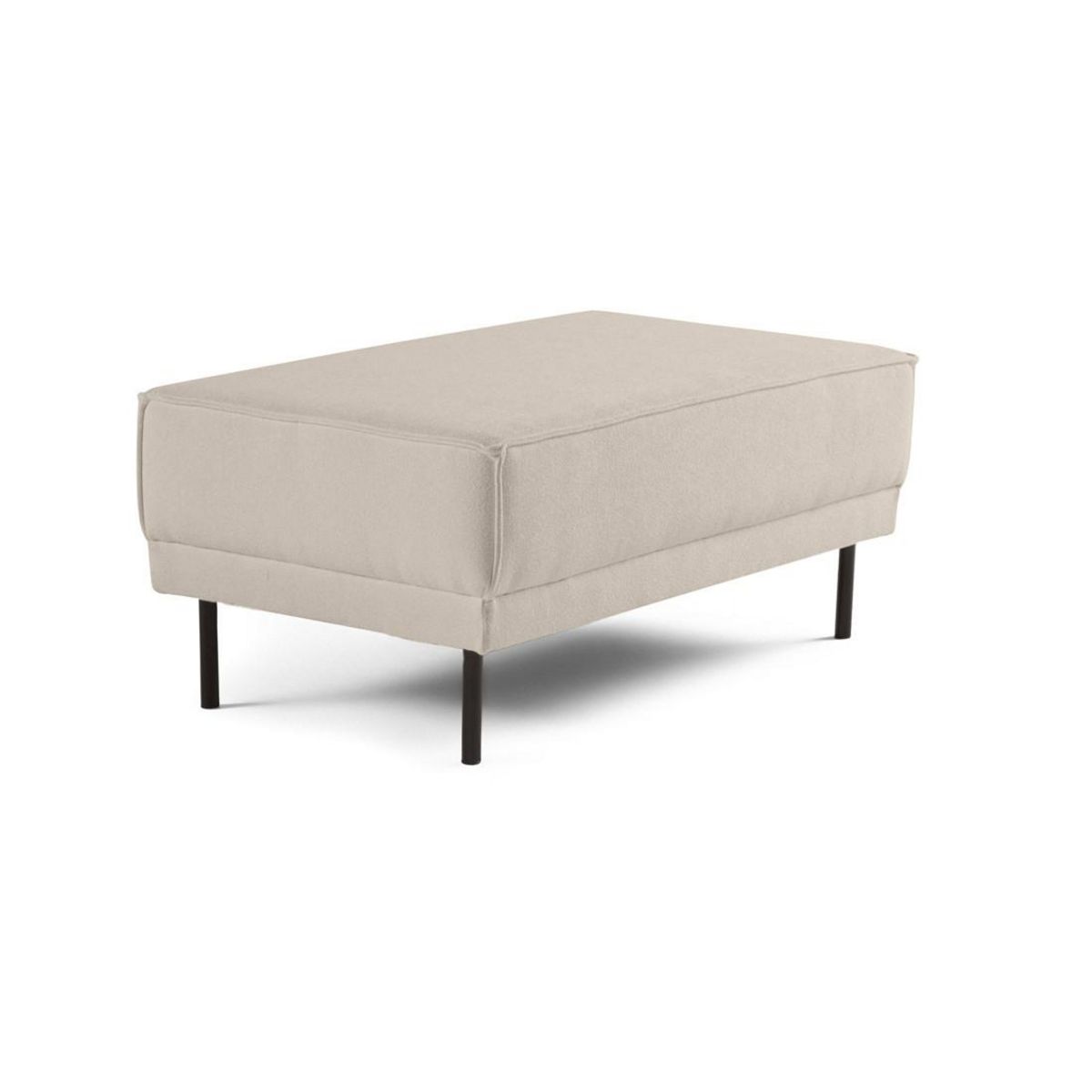 LISA DESIGN Charlie - pouf - pieds hauts - en tissu