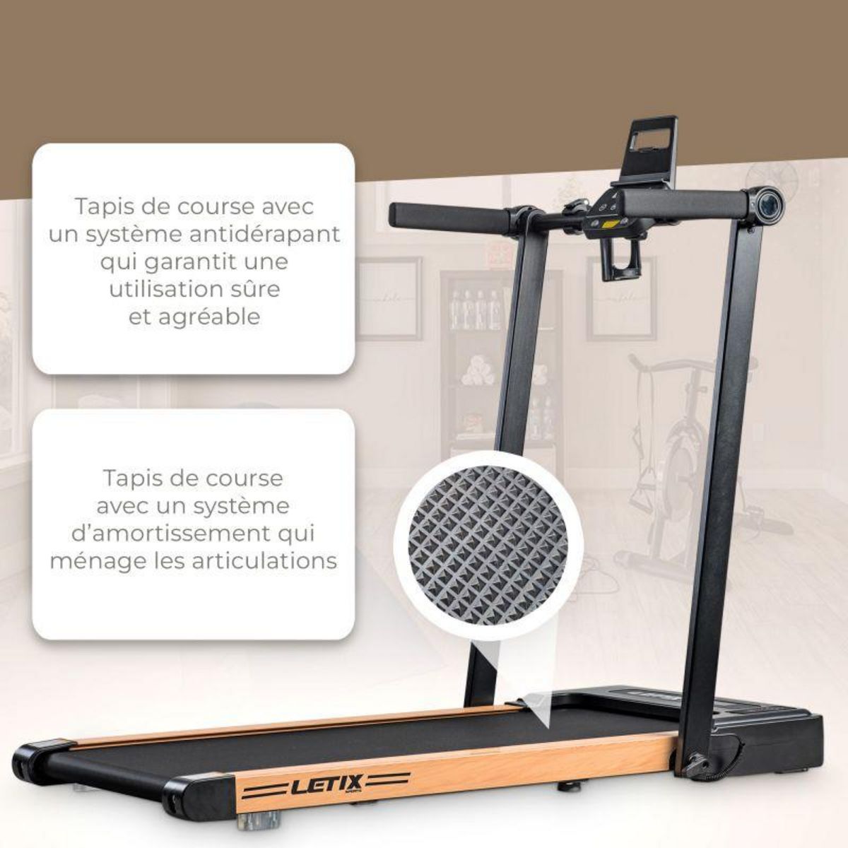 SPARRAW Tapis de course Pliable Pro - 12 KM/H- 1500W -12 programmes