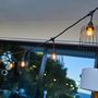 Voir la diapositive 3 : Lumisky Guirlande chapeau métal NEMA Noir Metal 6M 10xE27