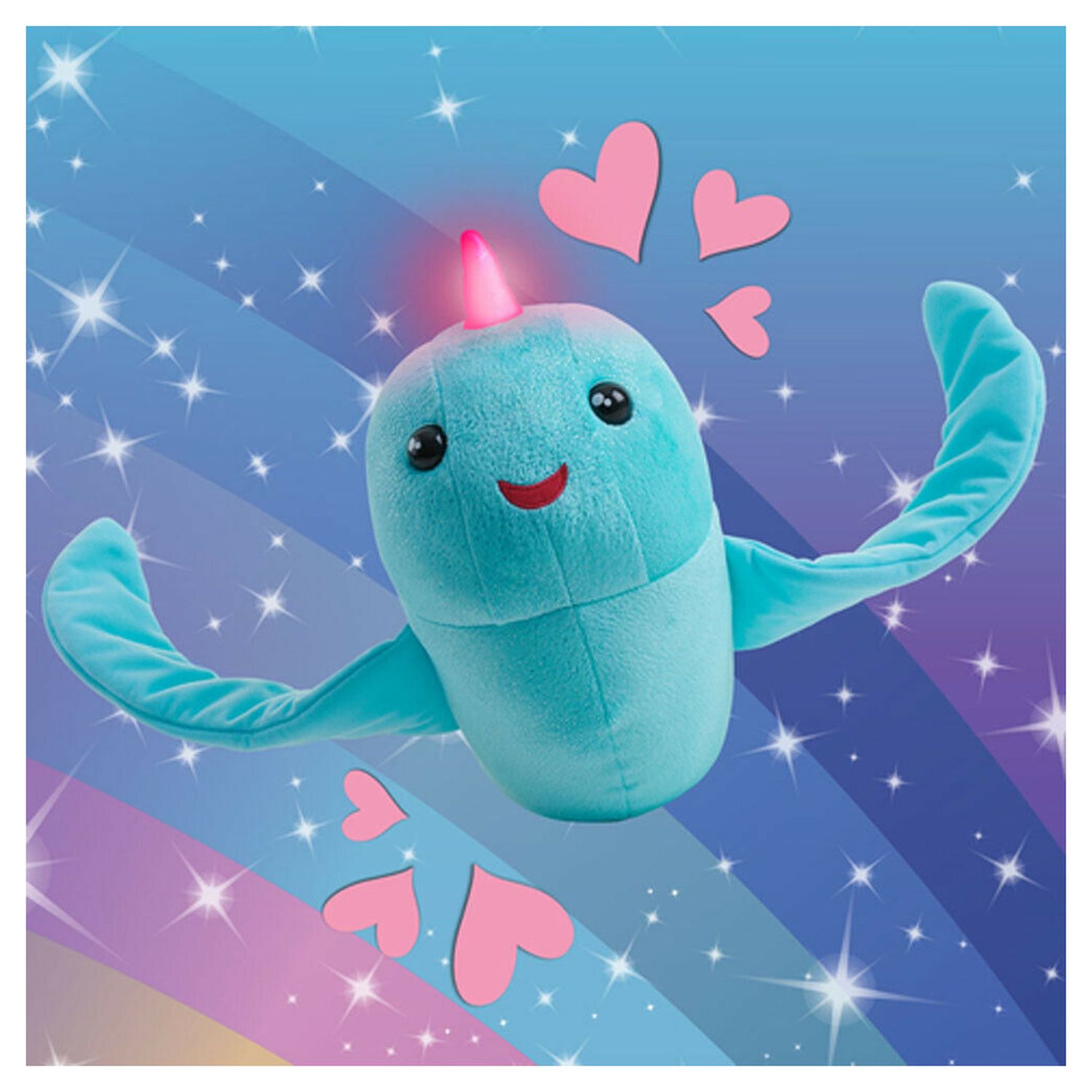 Voir la diapositive 4 : Fingerlings Hugs - Narval Nikki
