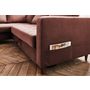 Voir la diapositive 4 : LISA DESIGN Anna - canapé d'angle gauche - 5 places - convertible - en velours