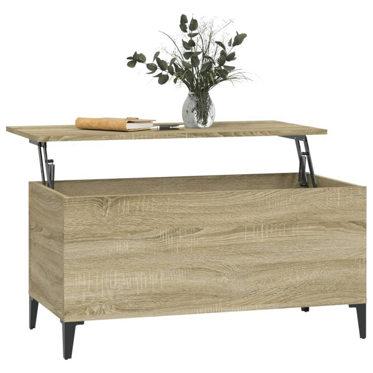 VIDAXL Table basse Chene sonoma 90x44,5x45 cm Bois d'ingenierie