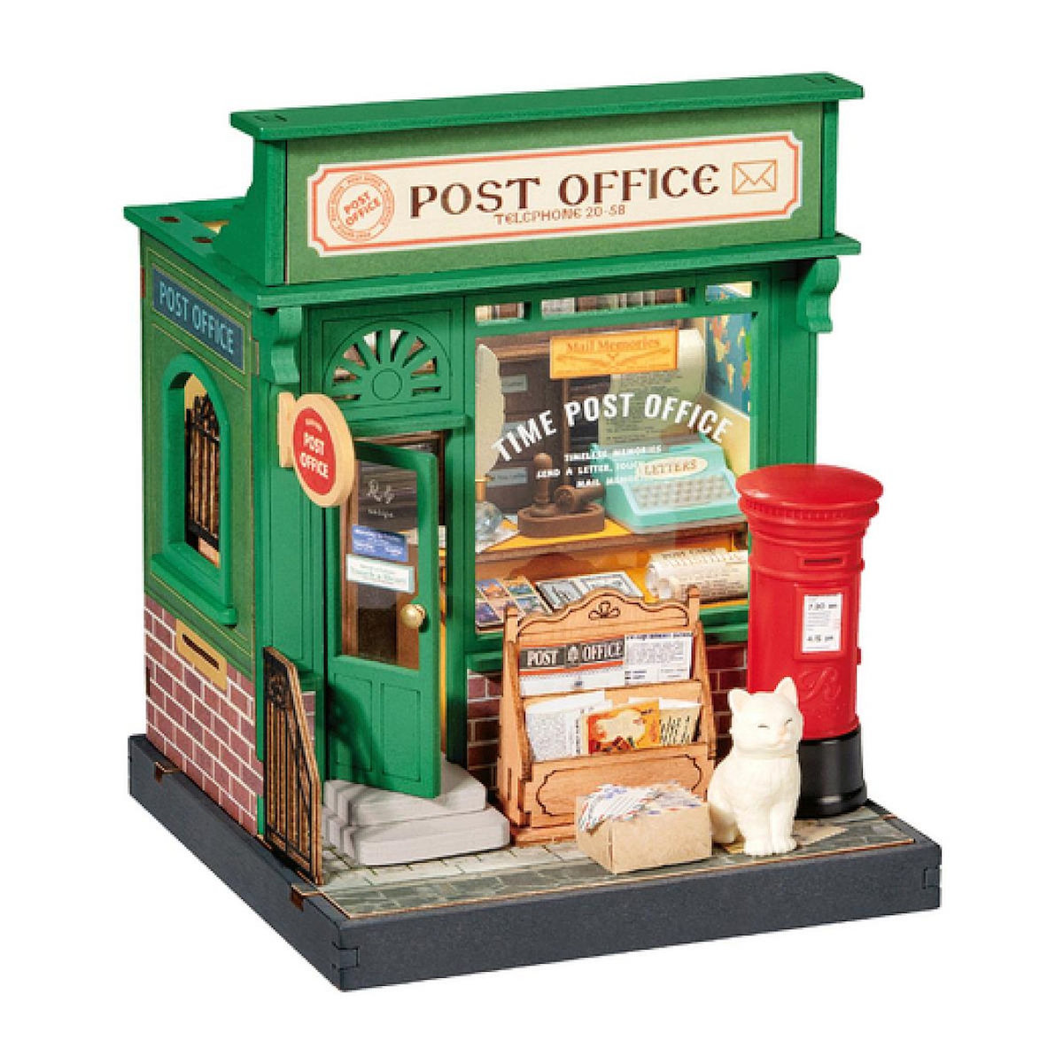 ROBOTIME Maison miniature DIY Century post office