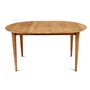 HELLIN Table ronde extensible bois chêne moyen massif D115 - VICTORIA