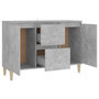 Voir la diapositive 4 : VIDAXL Buffet gris beton 101x35x70 cm bois d'ingenierie