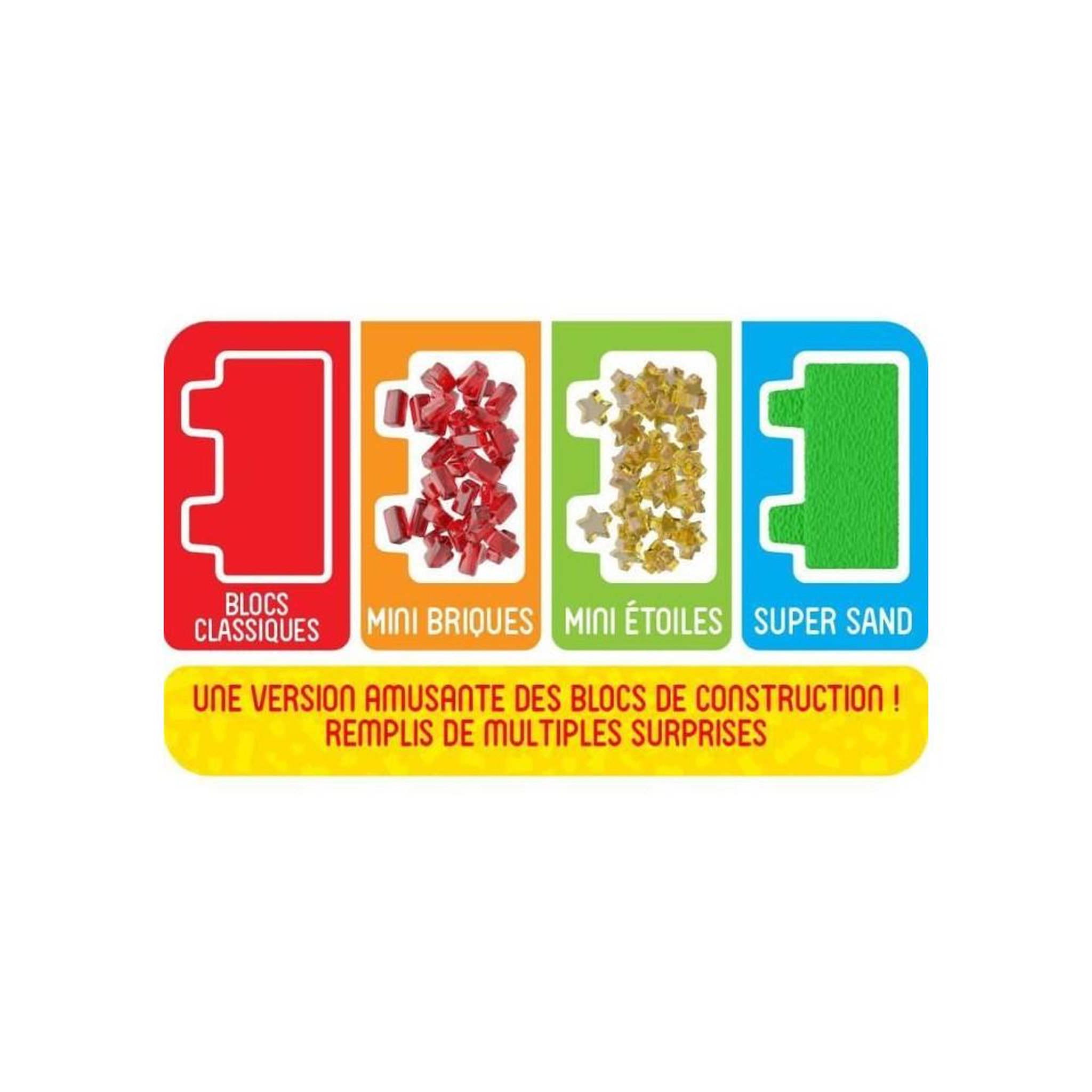 Voir la diapositive 3 : GOLIATH Coffret briques - Jeu de construction - JELLY BLOX - GOLIATH - 24 pieces - Des 2 ans