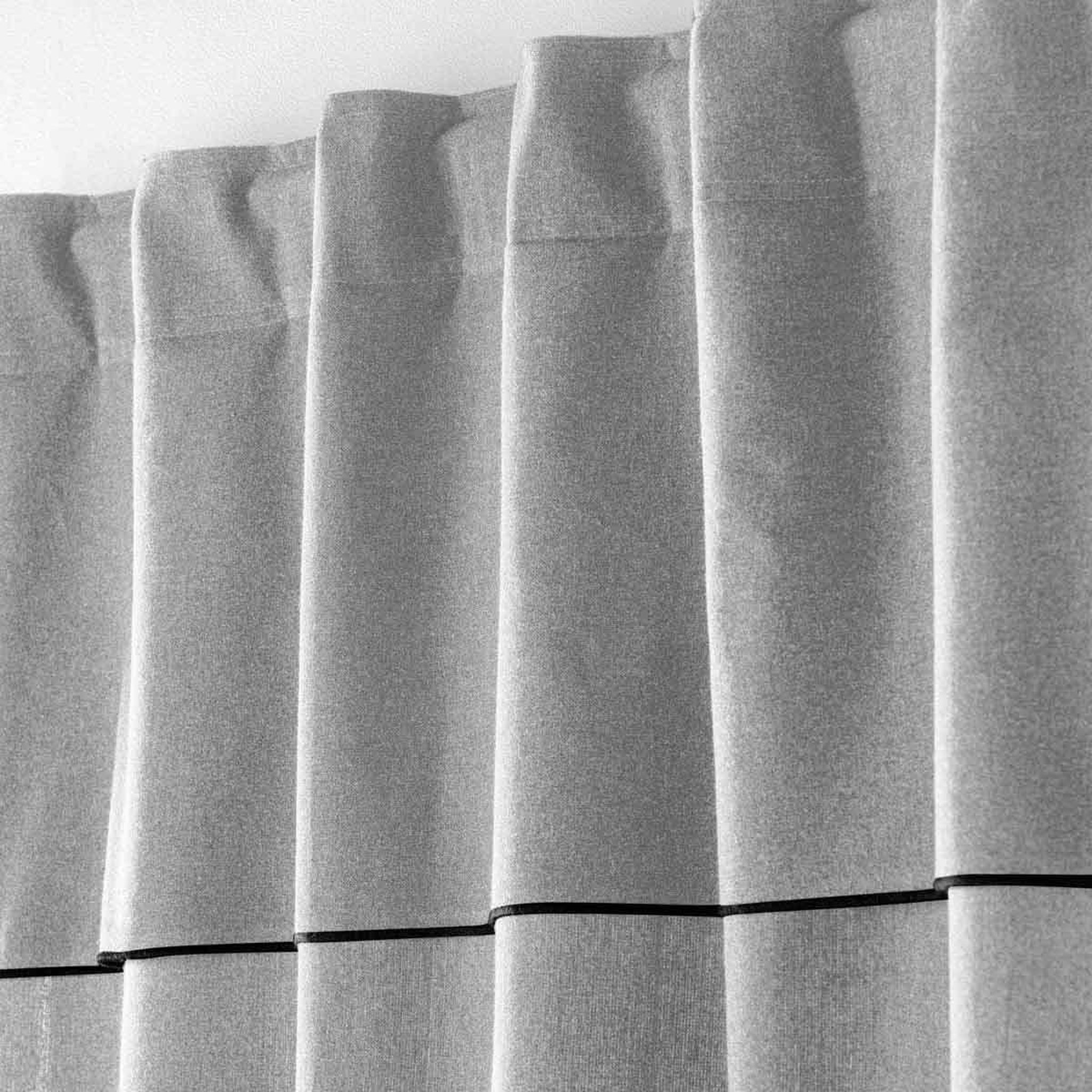 Voir la diapositive 2 : Douceur d'Intérieur Rideau à passants  mistraline  140x240cm gris chiné