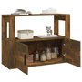 Voir la diapositive 5 : VIDAXL Buffet Chene fume 80x30x60 cm Bois d'ingenierie