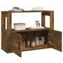 Voir la diapositive 5 : VIDAXL Buffet Chene fume 80x30x60 cm Bois d'ingenierie