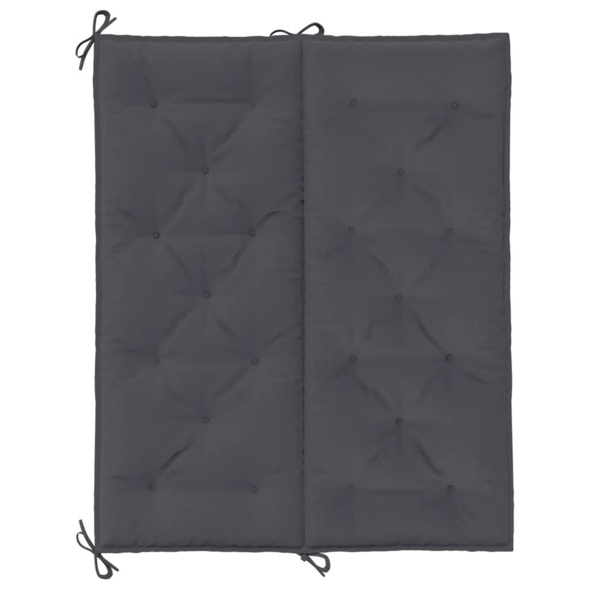 VIDAXL Coussin de banc de jardin anthracite tissu oxford
