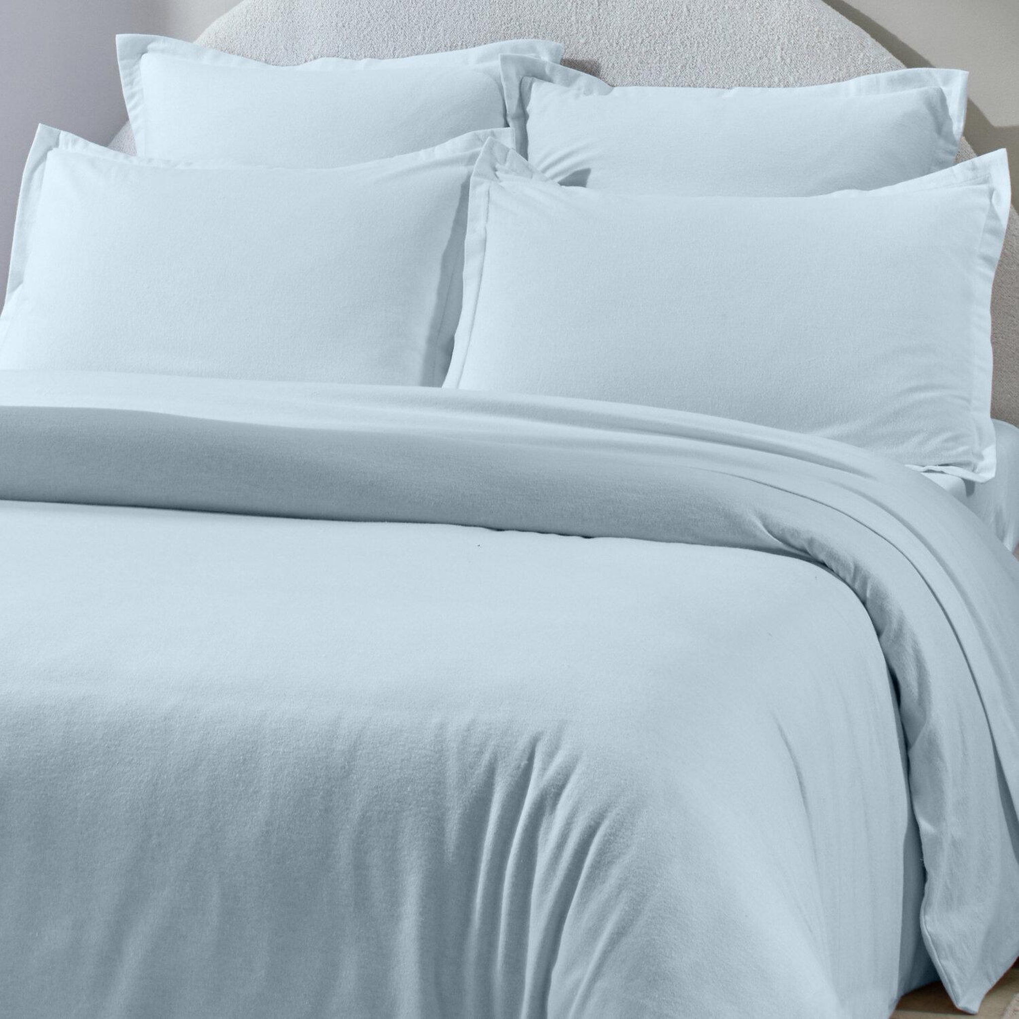 Voir la diapositive 3 : Home collection Housse de couette 100% flanelle de coton